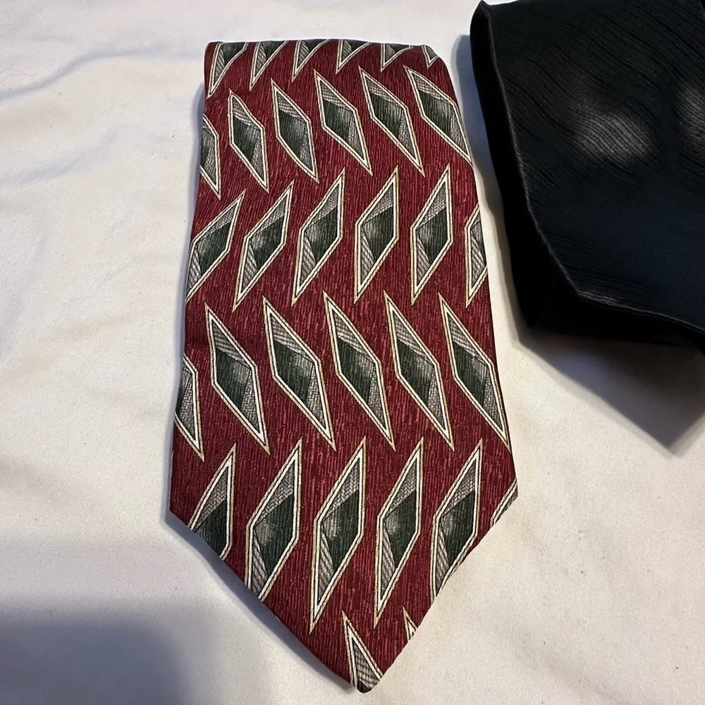 George Machado Tie Bundle Eclectic Grandpa Style Measurements in photos